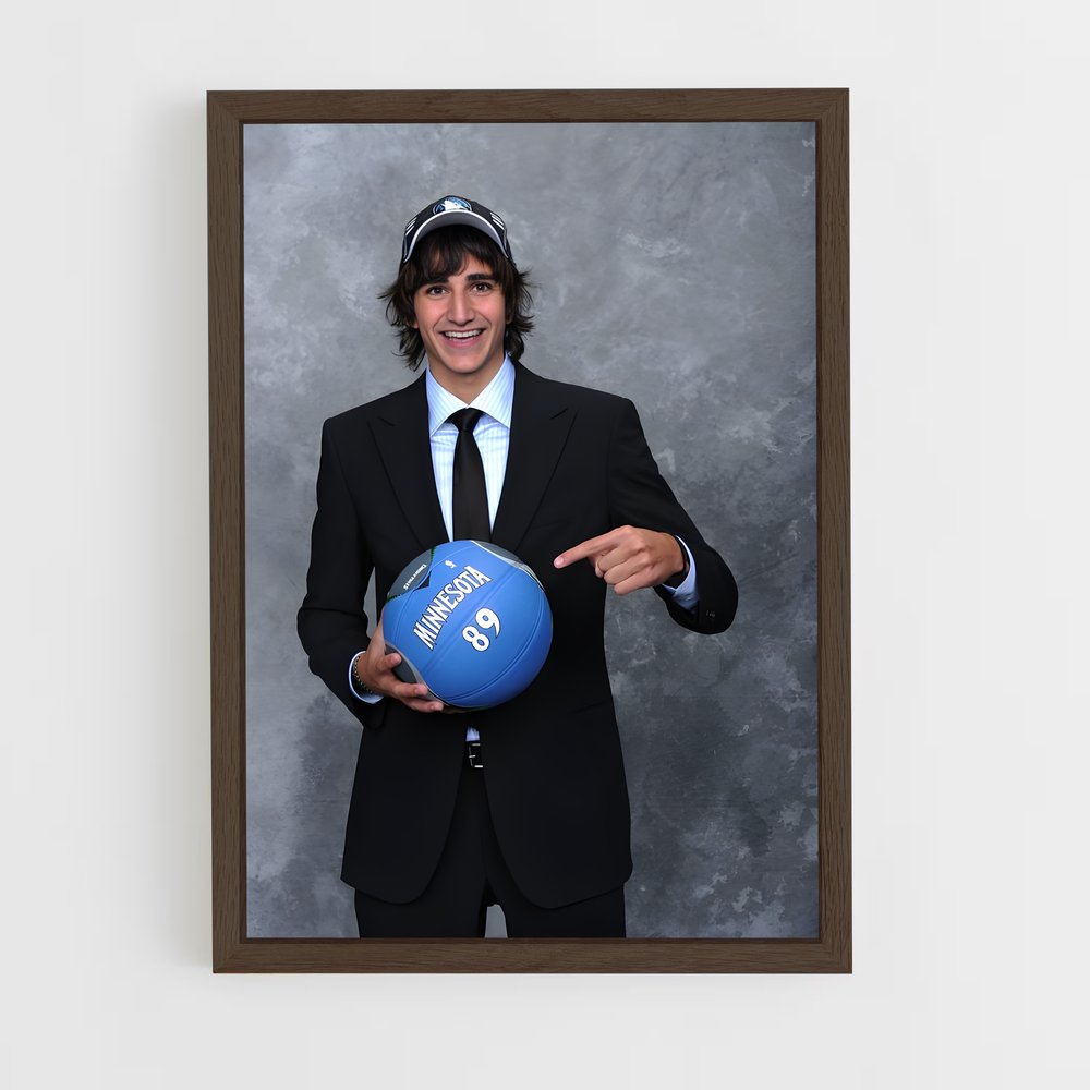 Poster Ricky de rubio – affiche Basketball (vue 5)